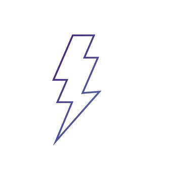 Thunder Gradient Element vector