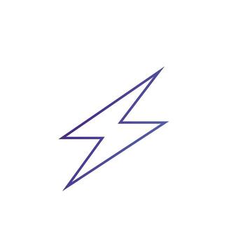 Thunder Gradient Element vector
