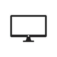 monitor icon for graphic and web design, device icon vector