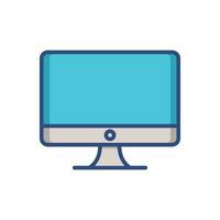 monitor icon for graphic and web design, device icon vector