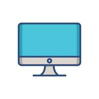 monitor icon for graphic and web design, device icon vector