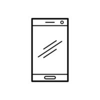 device icon, smartphone icon for graphic and web design vector