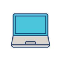 laptop icon for graphic and web design, device icon vector