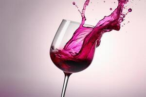 Wine concept of tasty wine in glasses and bottles created with technology. photo