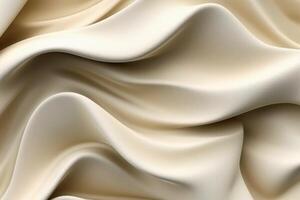 Wavy fabric background texture created with technology. photo