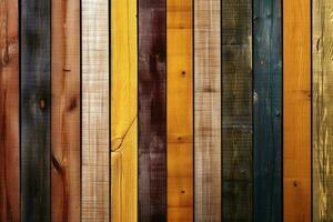 de madera tablones antecedentes textura creado con generativo ai tecnología. foto