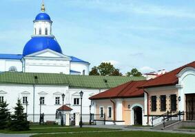 The Holy Dormition Zhirovichi Monastery, buildings and buildings at the site of the appearance of the Zhirovichi icon. It is revered as miraculous in the Orthodox Church. Shrine of Belarus. photo