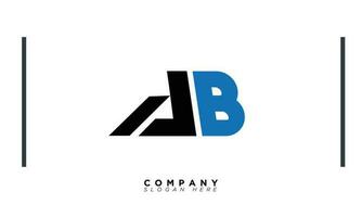 AB Alphabet letters Initials Monogram logo BA, A and B vector