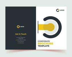 Corporate business presentation guide brochure template, Annual report, vector social media, banner, post design, corporate, cover