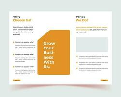 Corporate business presentation guide brochure template, Annual report, vector, banner, corporate, social media, cover, school admission vector