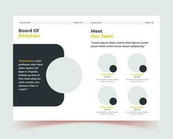 Corporate business presentation guide brochure template, Annual report, vector, corporate, cover, banner, post design, social media vector