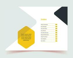 Corporate business presentation guide brochure template, Annual report, vector, banner, corporate, school admission, social media, cover vector