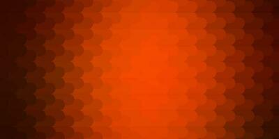 Dark Orange vector texture with lines.