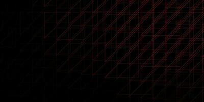 Dark Orange vector backdrop with lines.