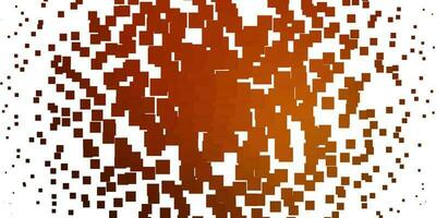 Light Orange vector background with rectangles.