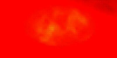 Light Orange vector background with circles.