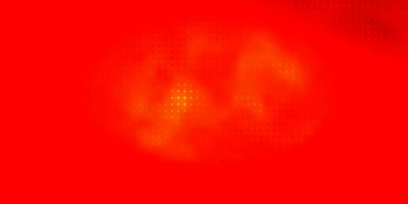 Light Orange vector background with circles.