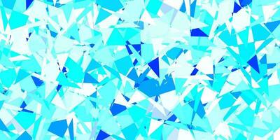 Light blue vector backdrop with triangles, lines.