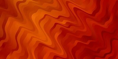 Light Orange vector background with wry lines.