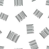 Barcode product distribution icon seamless pattern background. Business concept vector illustration. Barcode symbol pattern.