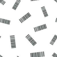 Barcode product distribution icon seamless pattern background. Business concept vector illustration. Barcode symbol pattern.