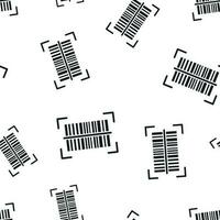 Barcode product distribution icon seamless pattern background. Business concept vector illustration. Barcode symbol pattern.