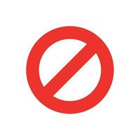 Stop sign vector icon in flat style. Danger symbol illustration on white isolated background. Stop alert business concept.