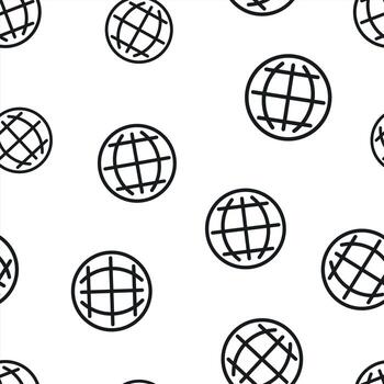 Choose or change language icon seamless pattern background. Business concept vector illustration. Globe world communication symbol pattern.