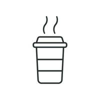 café taza icono. vector ilustración. negocio concepto café jarra pictograma.