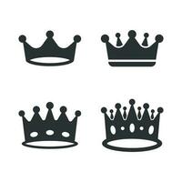 Crown diadem vector icon in flat style. Royalty crown illustration on white isolated background. King, princess royalty concept.