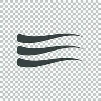 Wave Icon vector flat