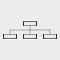 Structure simple flat icon. Vector illustration on white background.