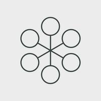 Structure simple flat icon. Vector illustration on white background.