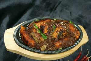 Meat buna khashi meat, fish pri photo