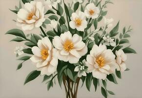 artificial Clásico estilo resumen impresión floral antecedentes foto