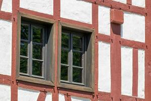 window in the castle wall photo