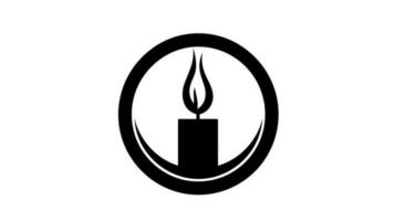 Illuminating Symbolism Exploring the Meaning Behind the Candle Logo vector