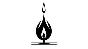 Illuminating Symbolism Exploring the Meaning Behind the Candle Logo vector