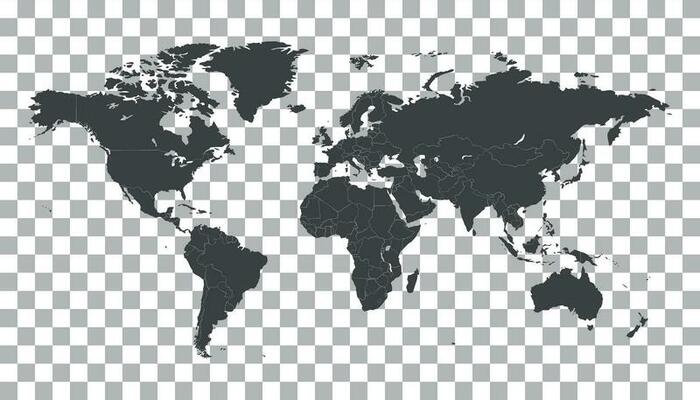 Black And White Map Vector Art, Icons, and Graphics for Free Download