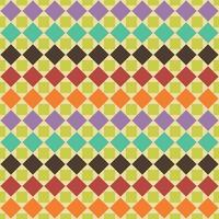 Abstract retro geometric seamless pattern. Vector illustration