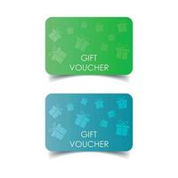 Gift voucher. Discount coupon. Flat vector illustration