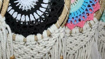 colour full modern boho bohemian scandinavian style photo