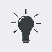 Idea icon vector flat