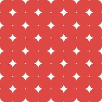 Seamless stars pattern. Vector seamless on red background