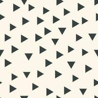 Geometric vector pattern with grey triangles. Seamless abstract background