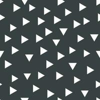 Geometric vector pattern with white triangles. Seamless abstract background