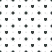 Seamless dots pattern. Vector seamless on white background