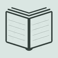 Book Icon vector flat