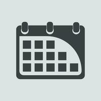 Calendar Icon vector flat