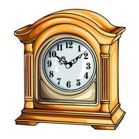 Various types of clocks to help human activities vector